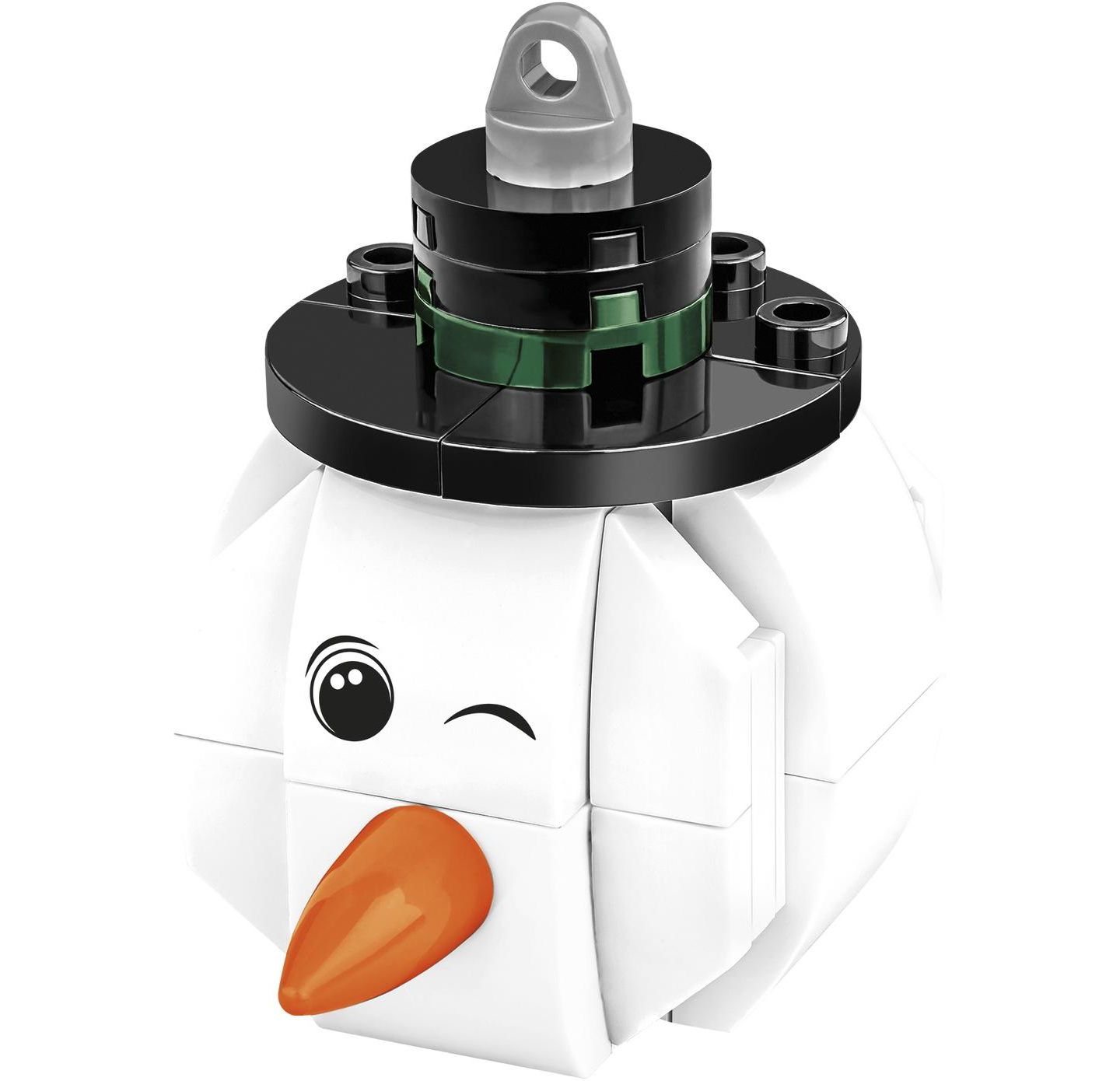 Детский конструктор COBI Christmas Snowman Ornament 59-Piece Building Set, Ages 5+ — фото 3