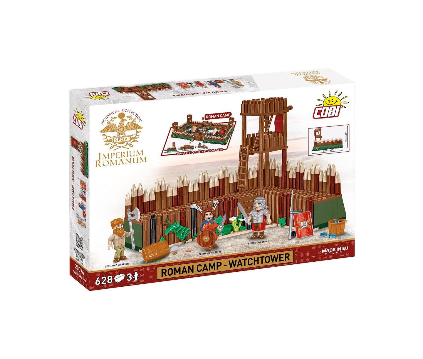 Детский конструктор COBI Imperium Romanum Watchtower 628-Piece Building Set, Ages 8+, цвет: Open Miscellaneous — фото 2