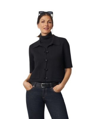 Women's Milano Knit Button-Front Cardigan