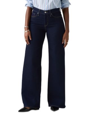 Women's 318 Shaping Stellar-Stretch Wide-Leg Jeans in short length