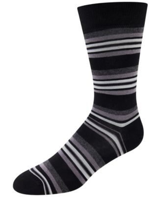 Men's Stripe Dress Crew Socks
