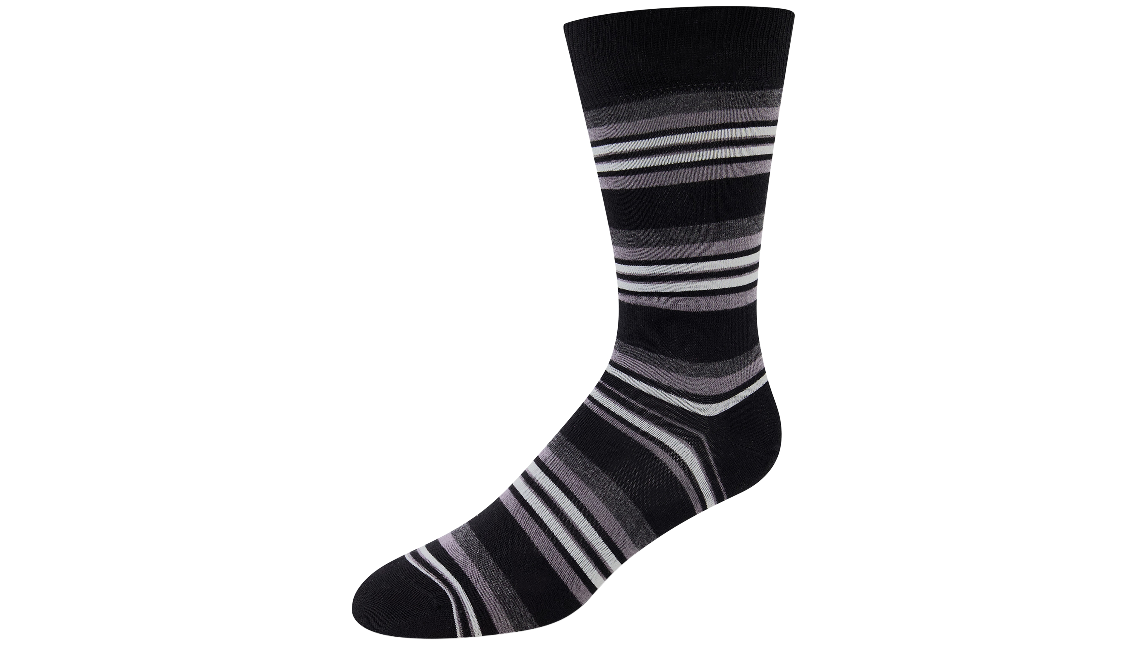 Cole Haan Men's Stripe Dress Crew Socks