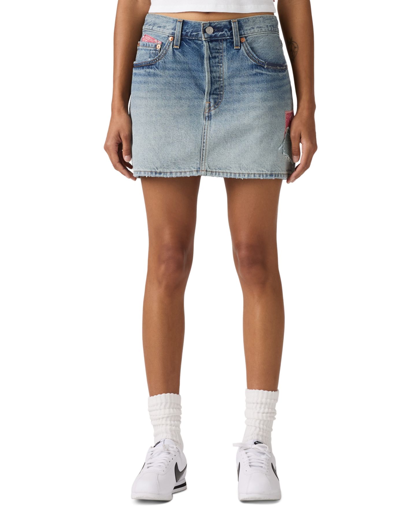 Женская юбка Levi's Premium Icon Cotton Denim Skirt, цвет: Melodys Muse Skirt — фото 1