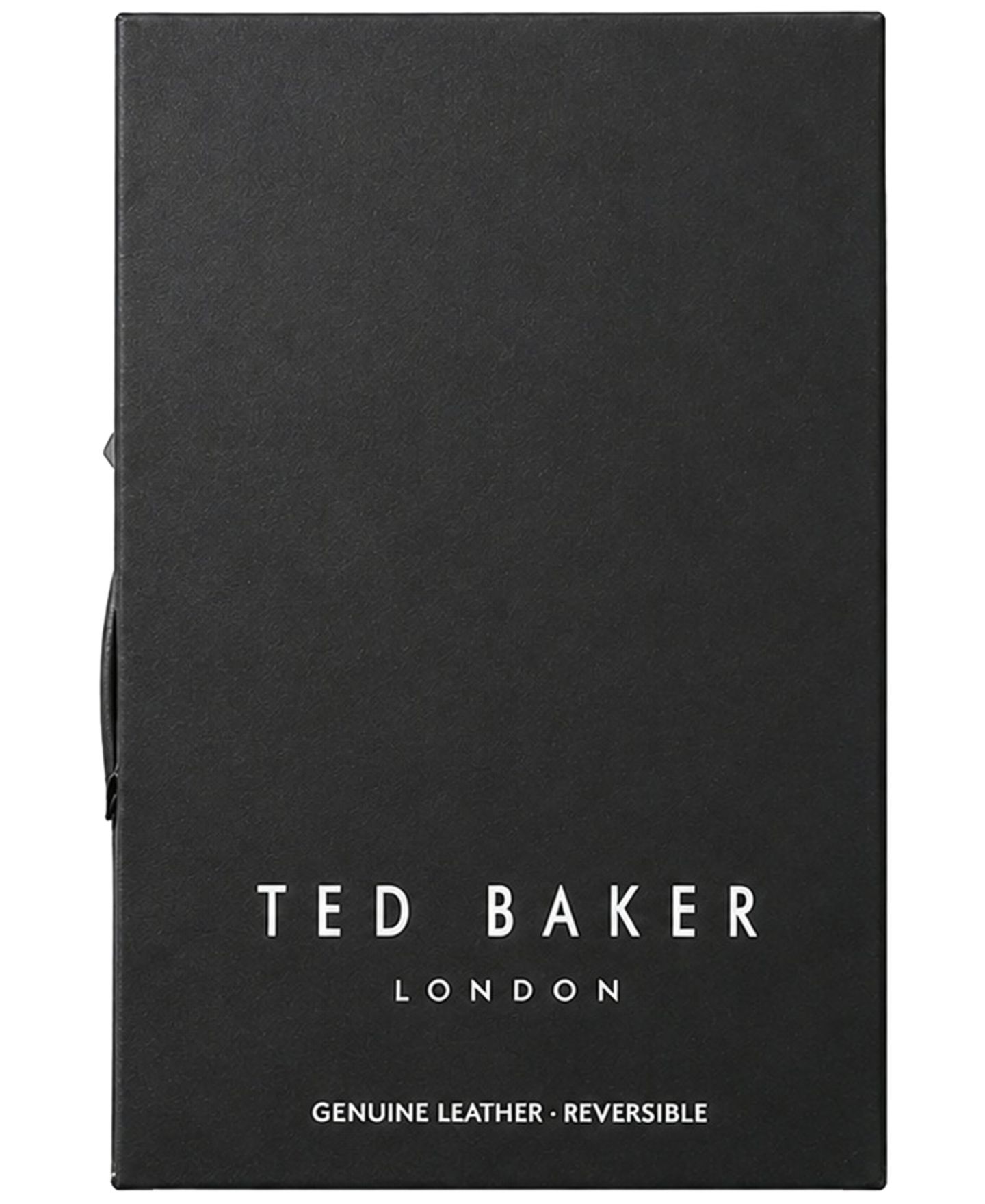 Мужской ремень Ted Baker Reversible Leather Wiilmer Belt, цвет: Чёрный — фото 6