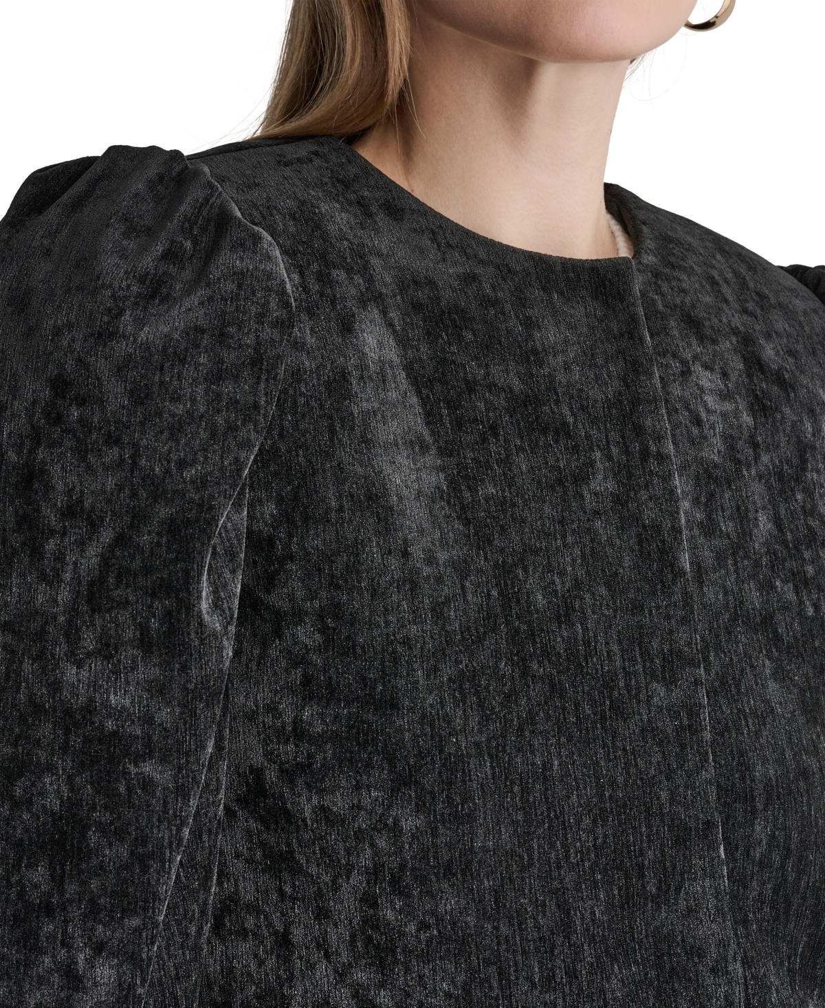 Bcbg Women's Velvet Cropped Jacket