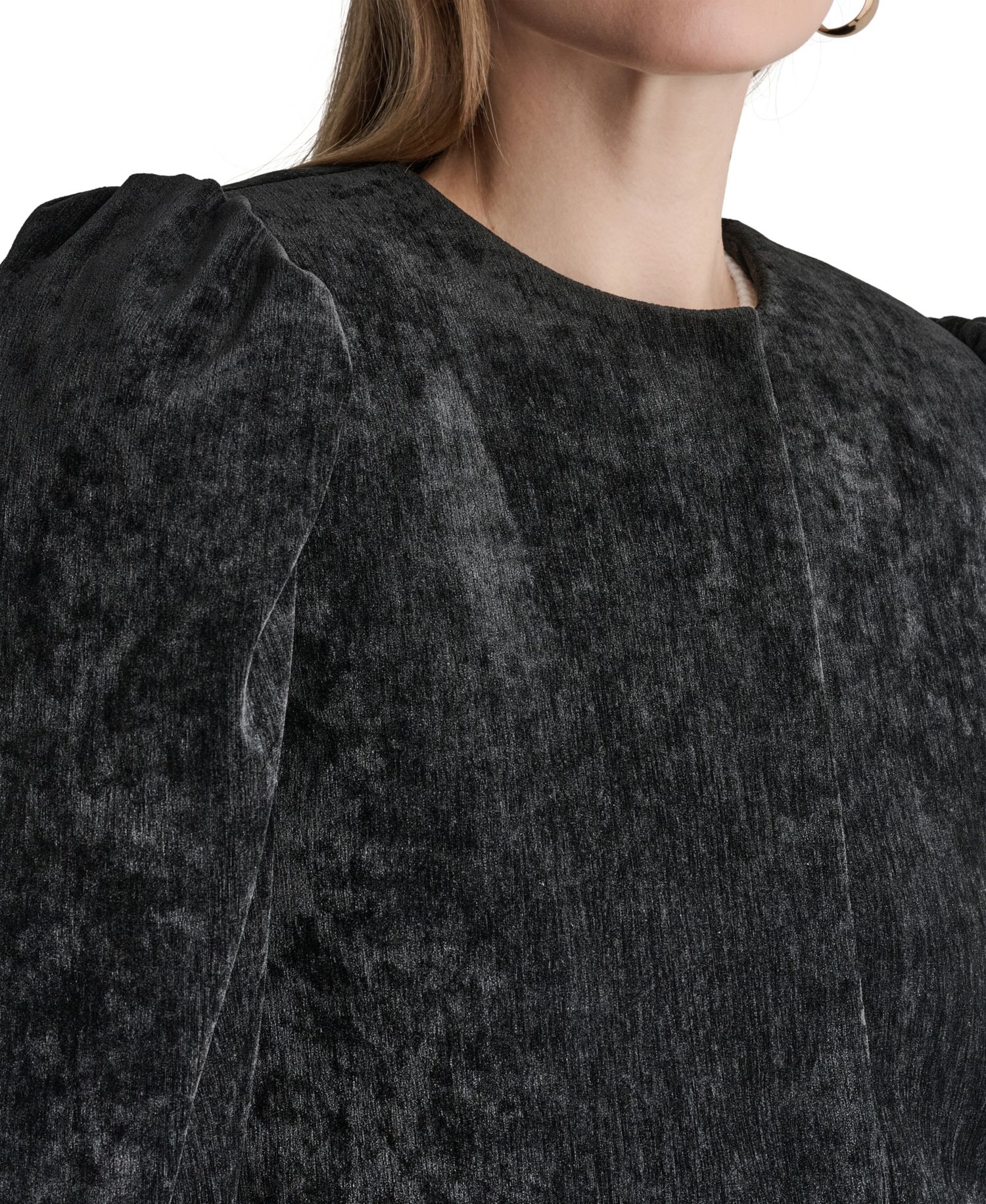 Women's Velvet Cropped Jacket