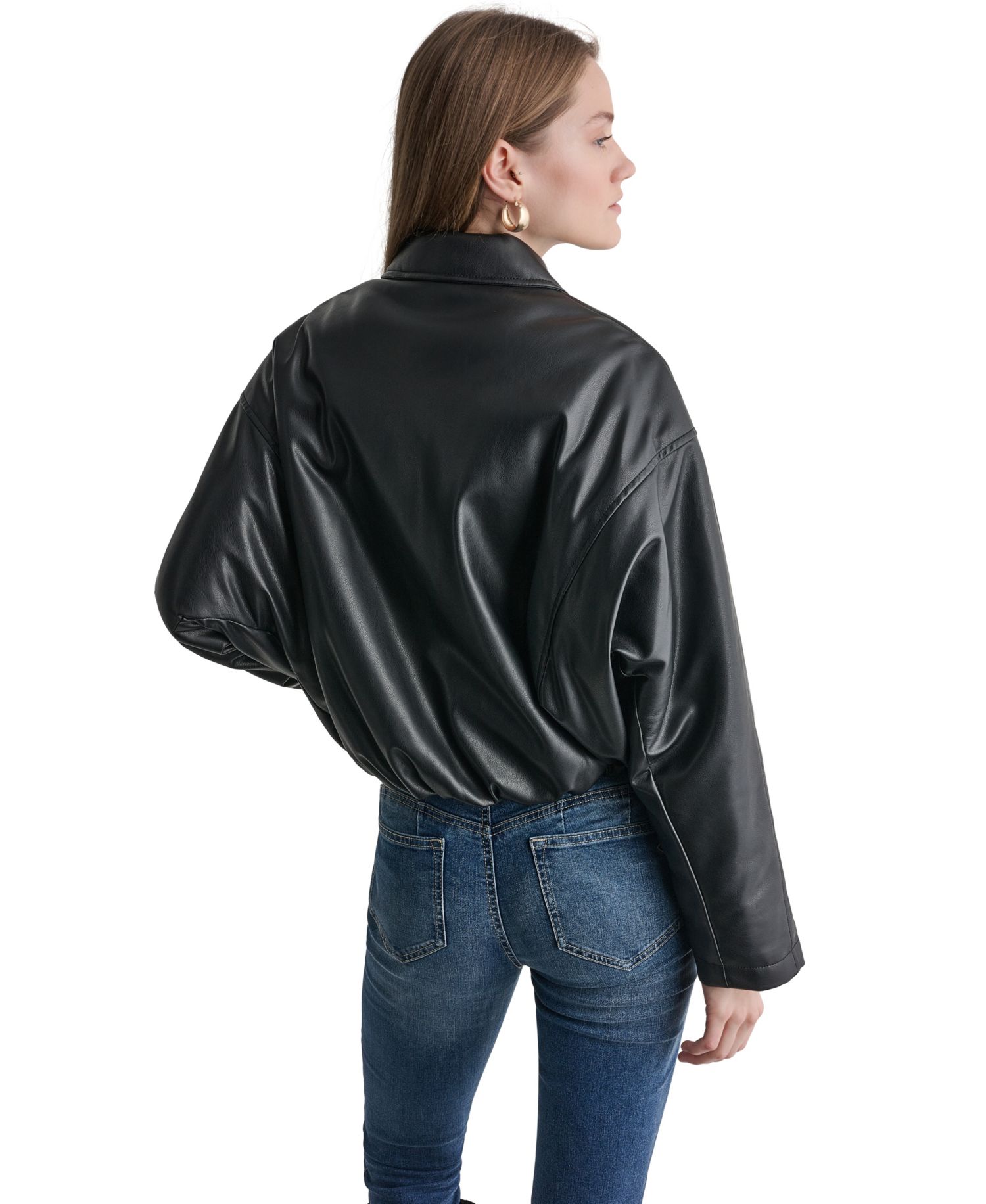 Women's Oversized Bubble Hem Jacket