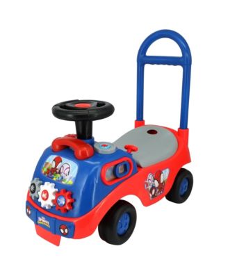 My First Activity Ride-On: Racer Spidey Interactive Dashboard with Lights and Sounds Ride-On, Ages 12-24 Months