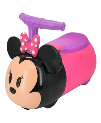 Zoom Zoom Ride-On Minnie with Foldable Handlebar & Interactive Dashboard, Ages 1+