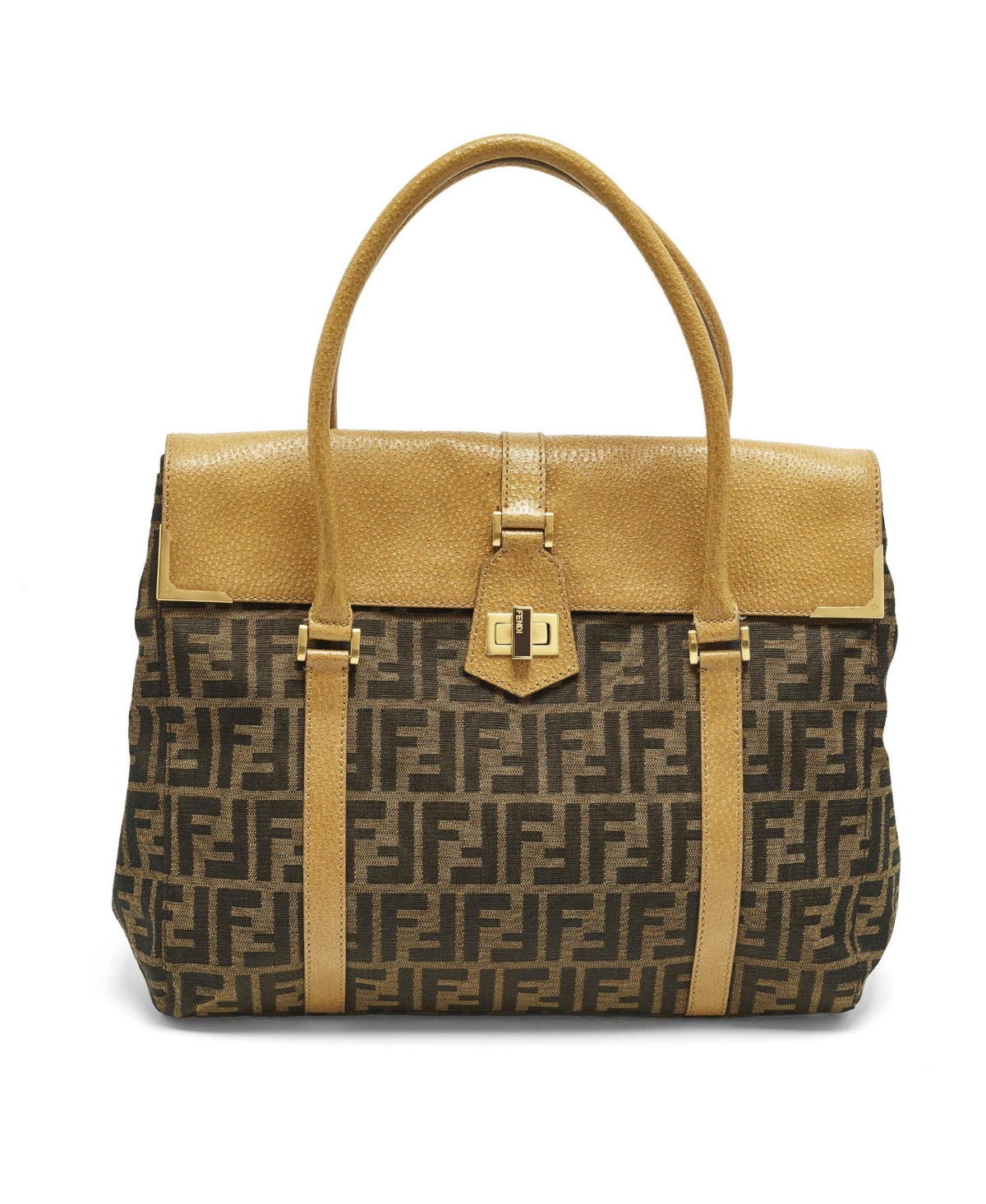 Pre-Owned Fendi women's Coated Canvas bag