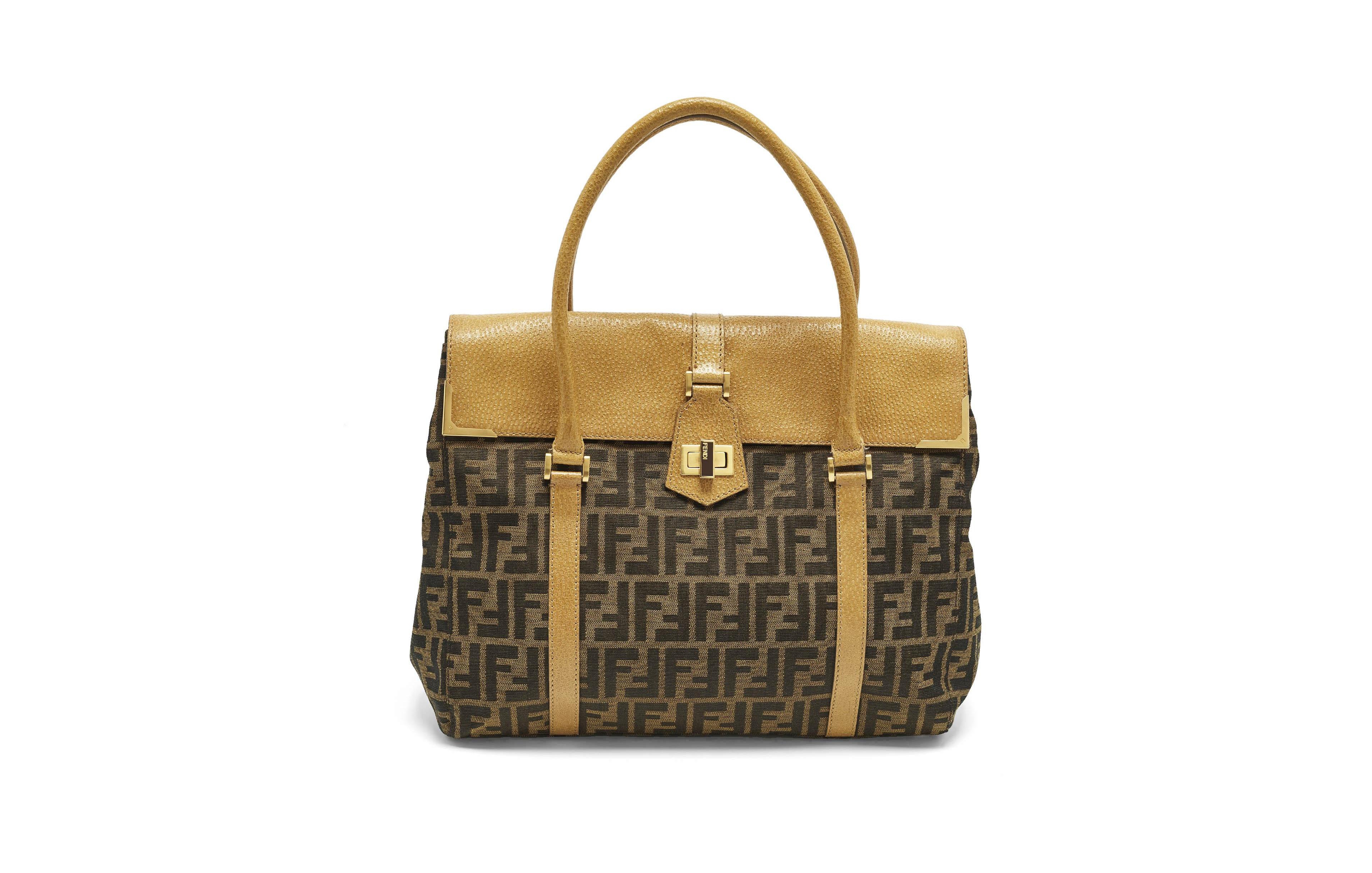 Pre-Owned Fendi women's Coated Canvas bag