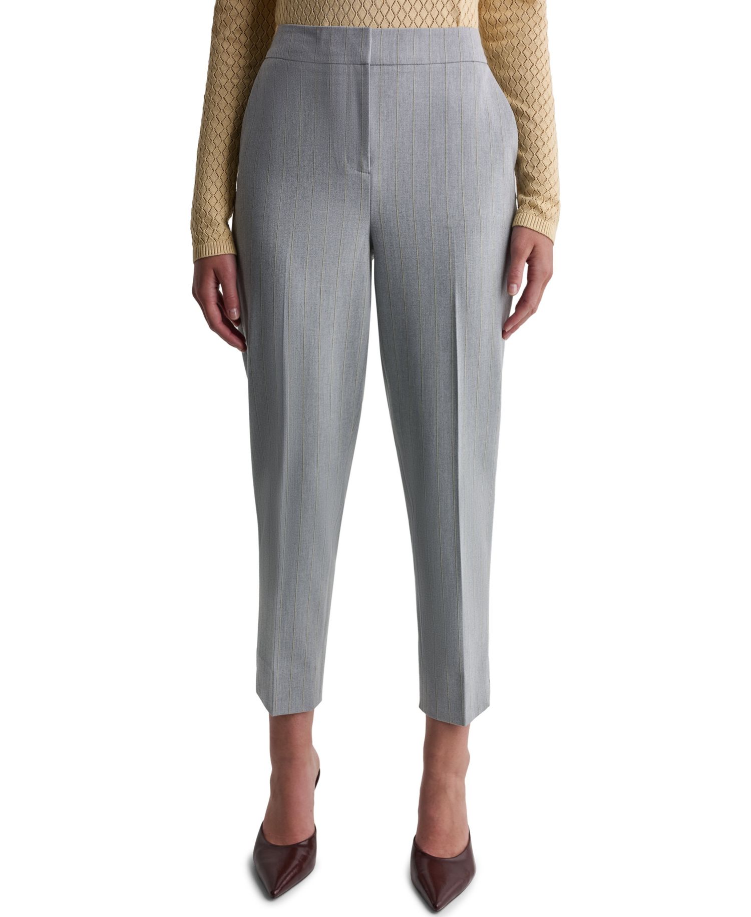 Women's High-Rise Slim Ankle Pants