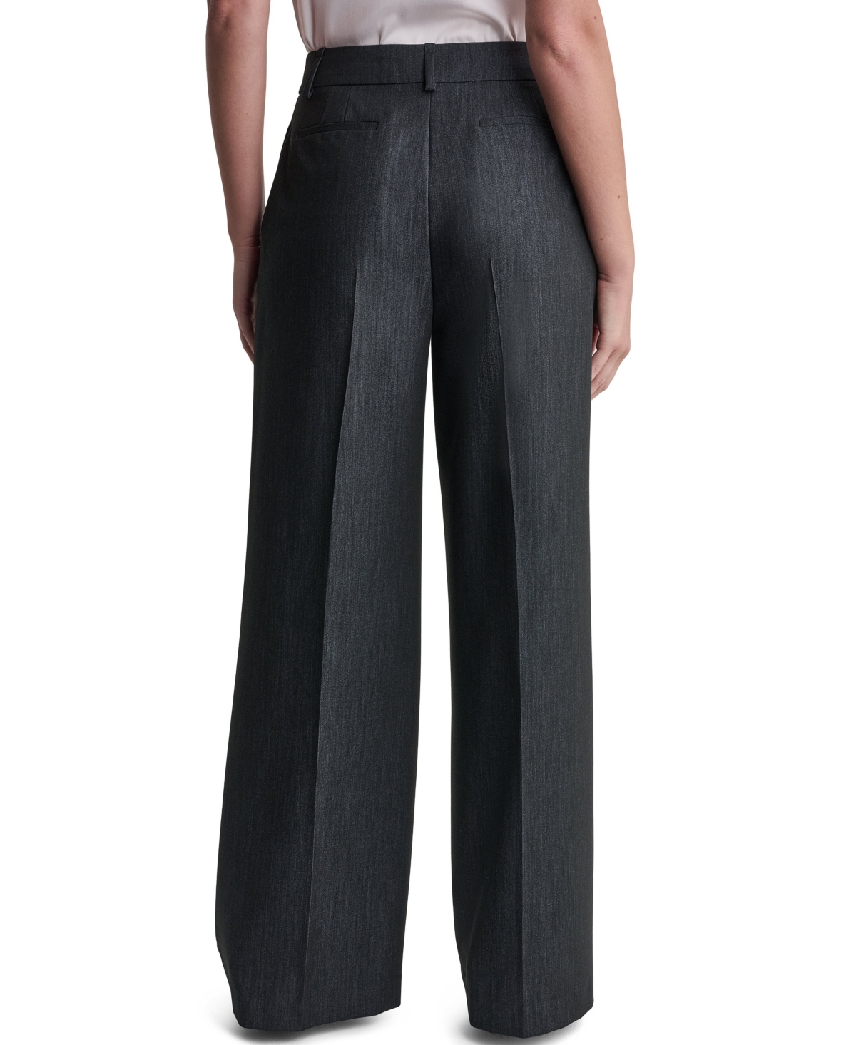 Bcbg Women's Wide-Leg High-Rise Faux Denim Pants