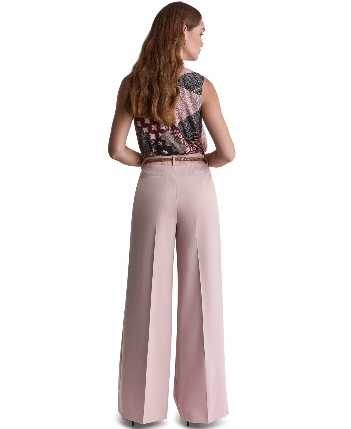 Bcbg Women's Pleated Wide-Leg Pants