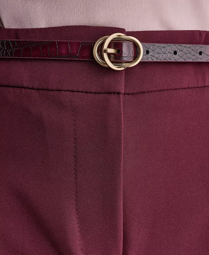 Women's Pleated Wide-Leg Pants - thumbnail 4
