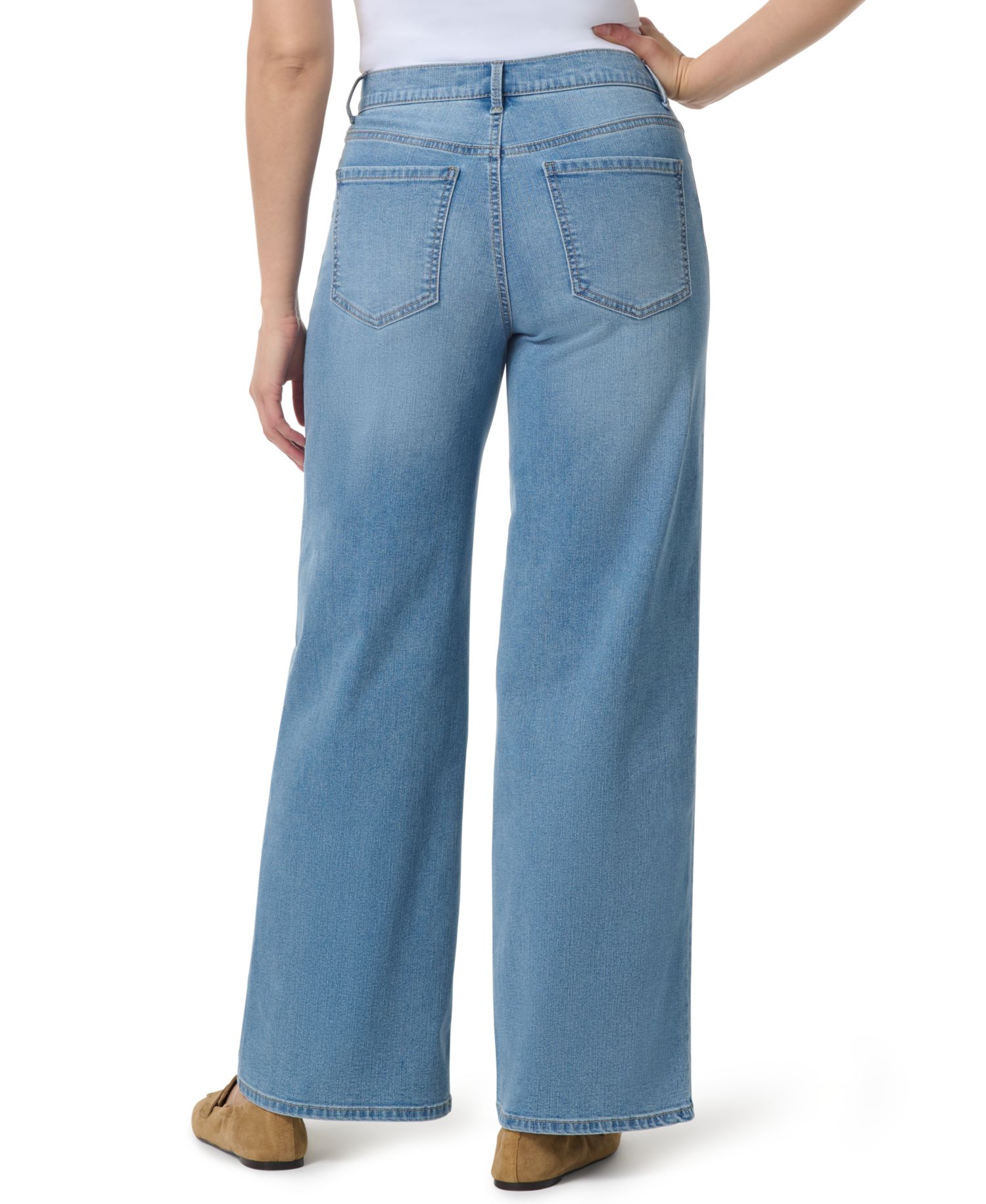 Women's Amanda High-Rise Wide-Leg Jeans