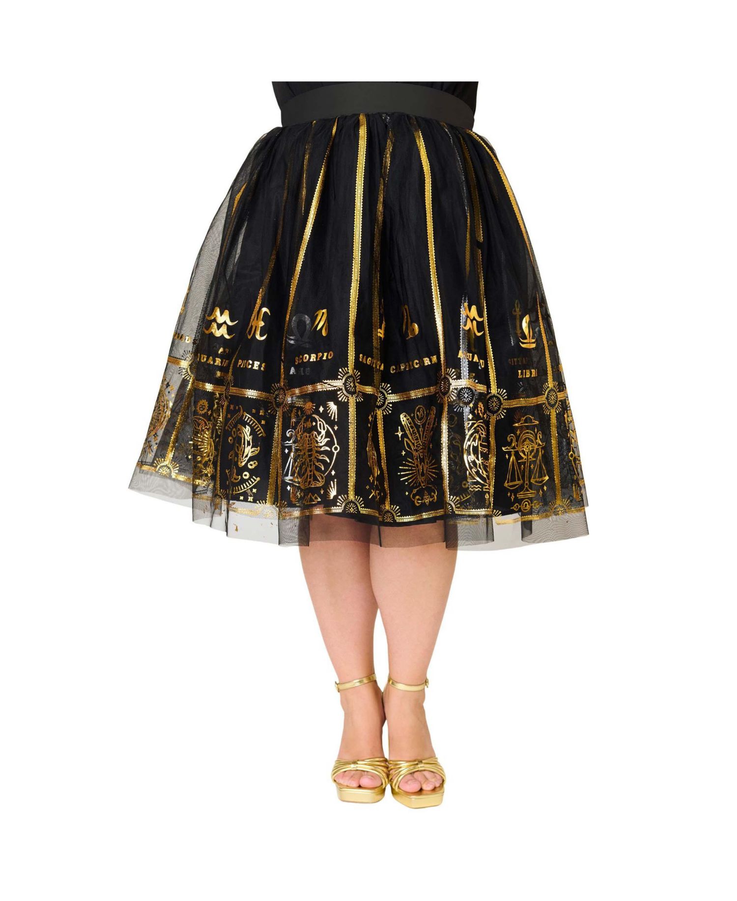 Plus Size Brilliance Swing Skirt