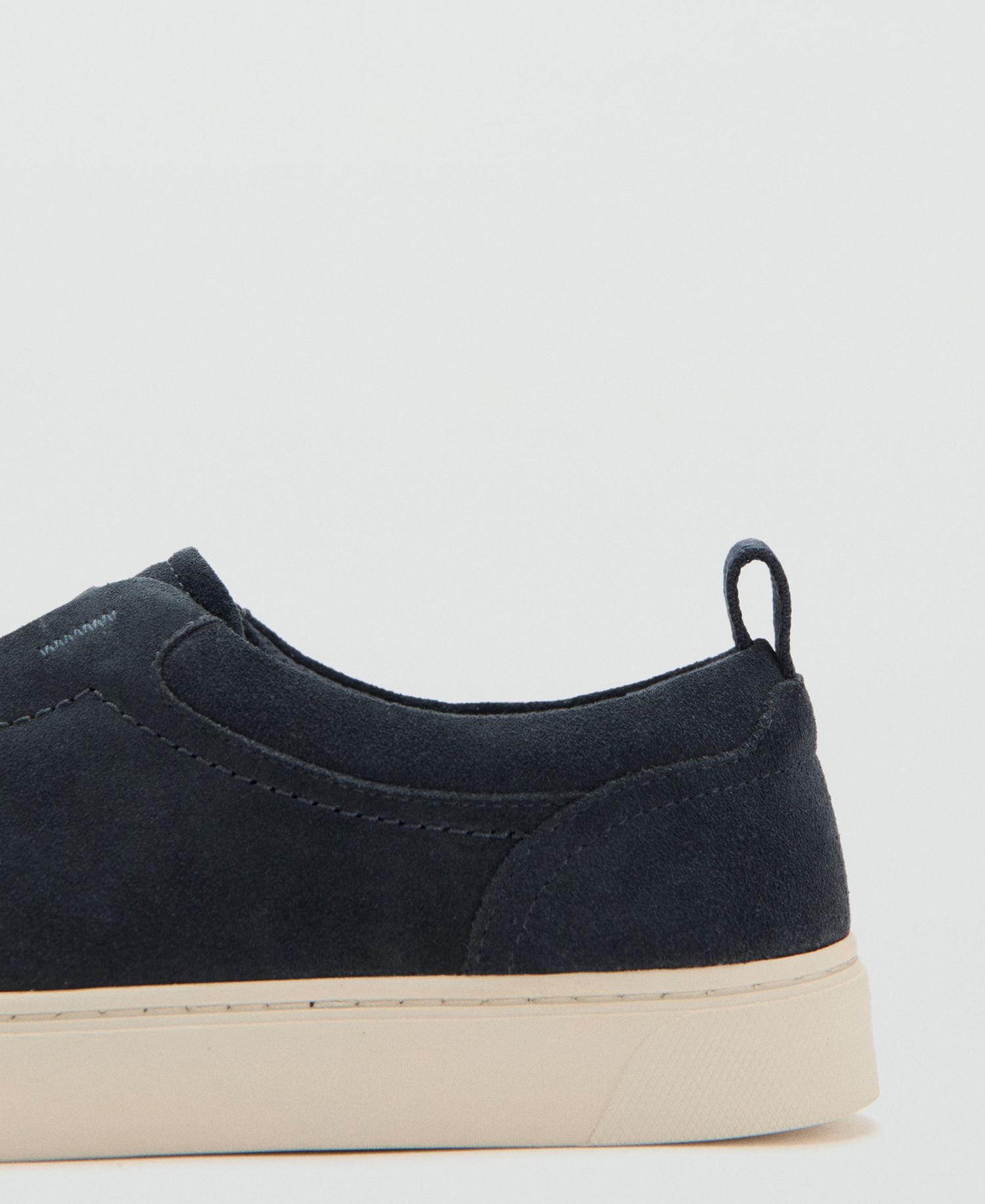 Men's Vibram Sole Suede Leather Slip-On Sneakers