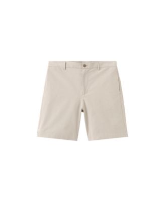 Men's Slim-Fit Micro-Check Bermuda 8.54" InseamShorts