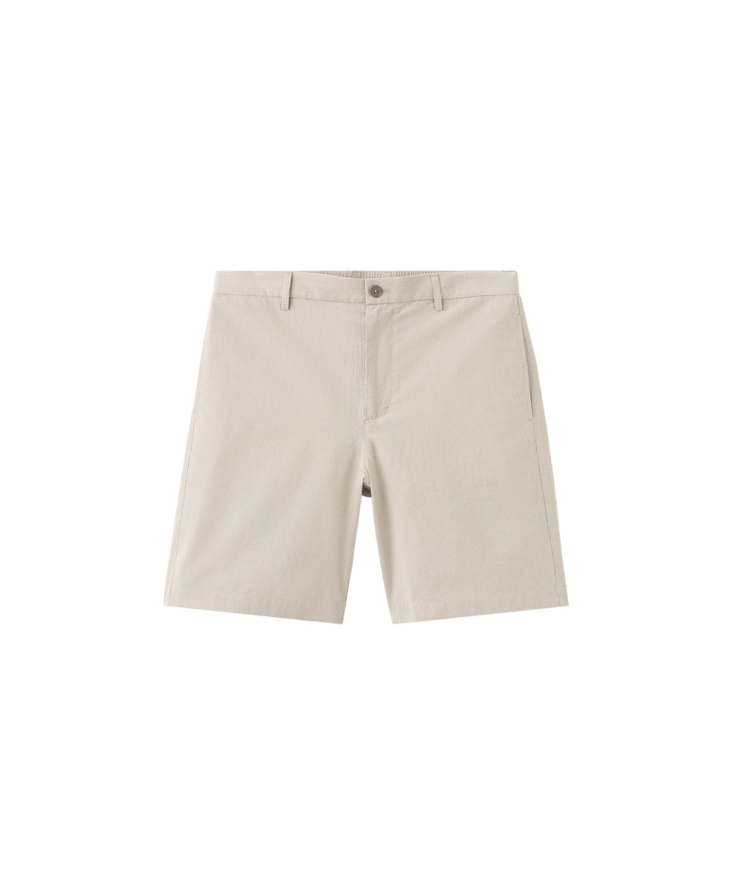 Men's Slim-Fit Micro-Check Bermuda 8.54" InseamShorts