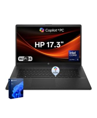 17.3" Business Copilot AI Laptop, More WorkspaceandAI Task, Core Ultra 5 225U, Intel Graphics, 24GB DDR5, 2TB SSD, Wi-Fi 6, Win11 Pro, Black