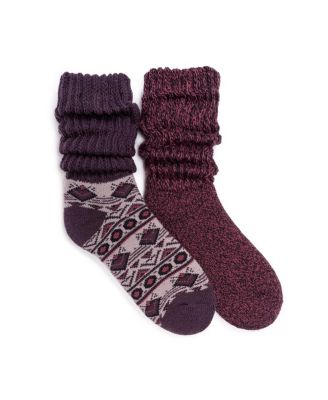 Women's 2 Pair Pack Slouch Heat Retainer Socks