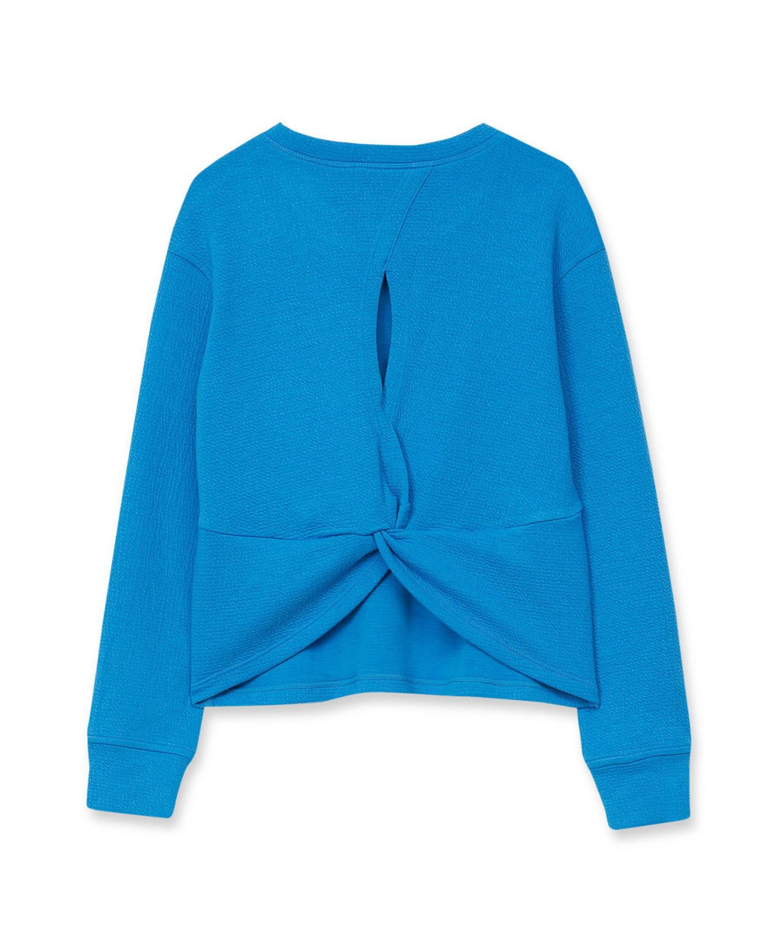 Girls Long Sleeve Twist Back Active Top