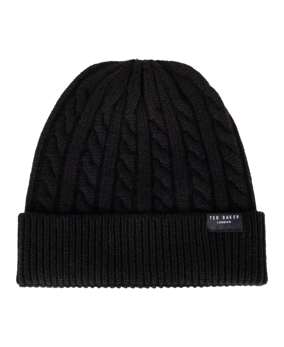 Ted Baker Cable-Knit Wool/Cashmere-Blend Beanie