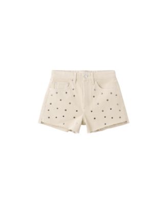 Women's Studded Denim Shorts