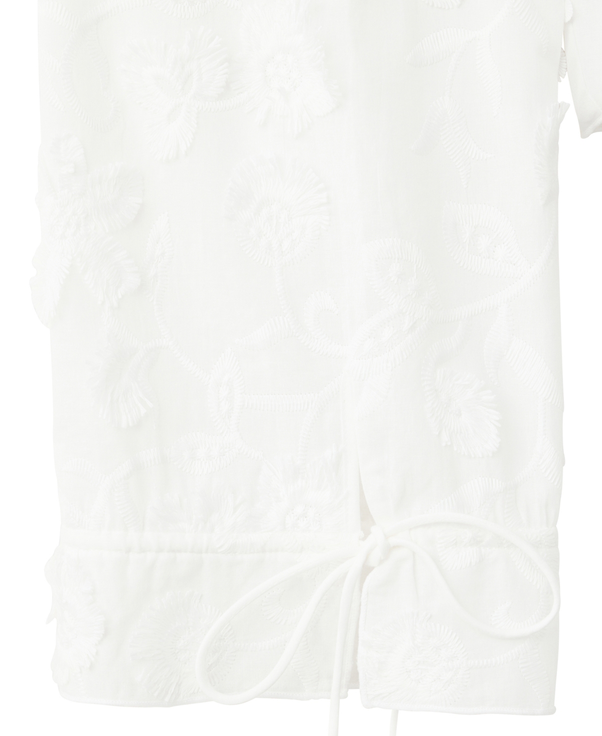 Mango Women's Floral Embroidery Cotton Blouse