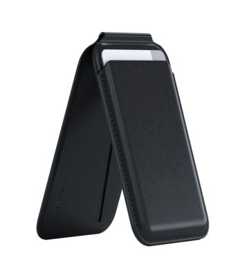 Leather Magnetic Wallet Stand