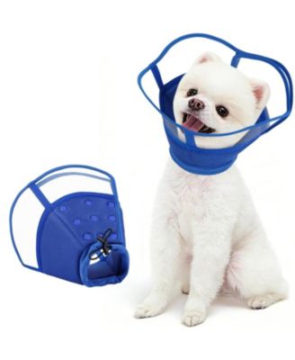 Soft Mesh and Transparent PVC Recovery Cone Collar for Dogs