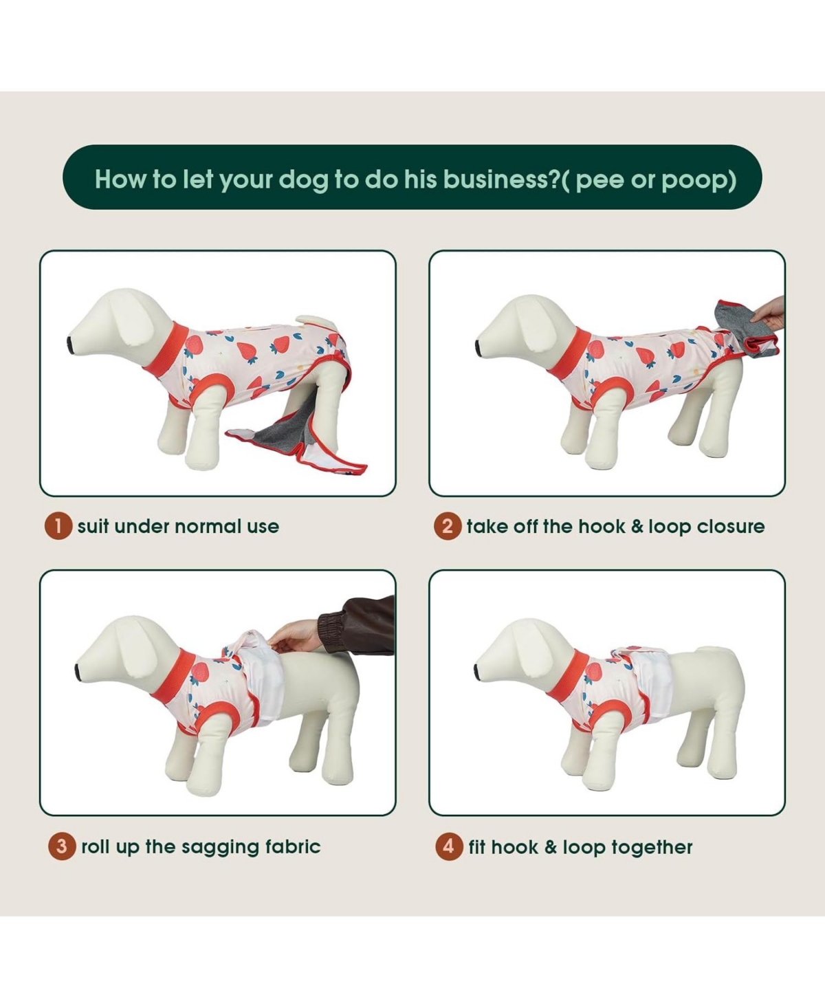 Breathable Stretch-Knit Post-Surgery Recovery Suit and Cone Alternative Onesie for Dogs
