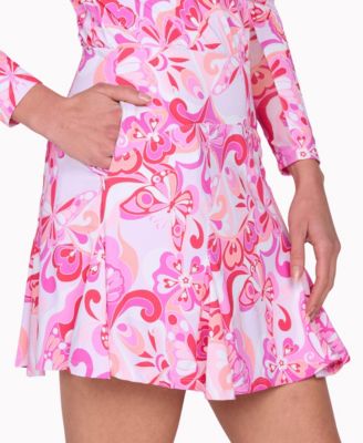 Women's Flare Godet Mini Tennis Skort