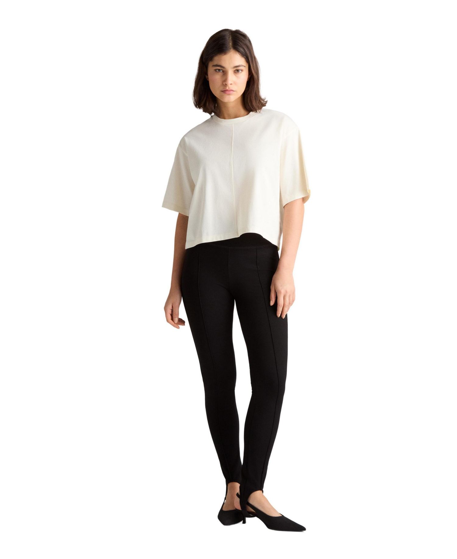 Women's Lavinia High-Waisted Foot-Stirrup Pull-On Pants