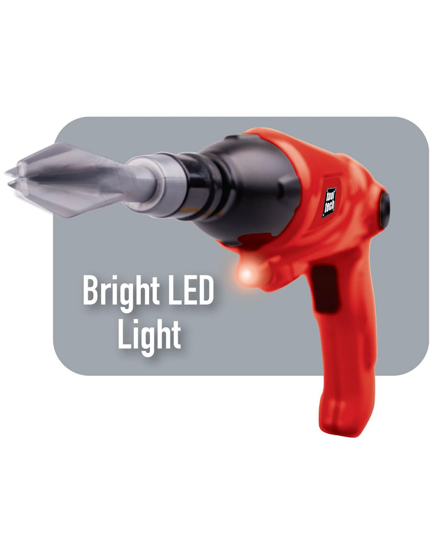 Детский набор инструментов Red Box Tool Tech: отвёртка с мотором и шлем с LED, от 3 лет, цвет: Open Miscellaneous — фото 3