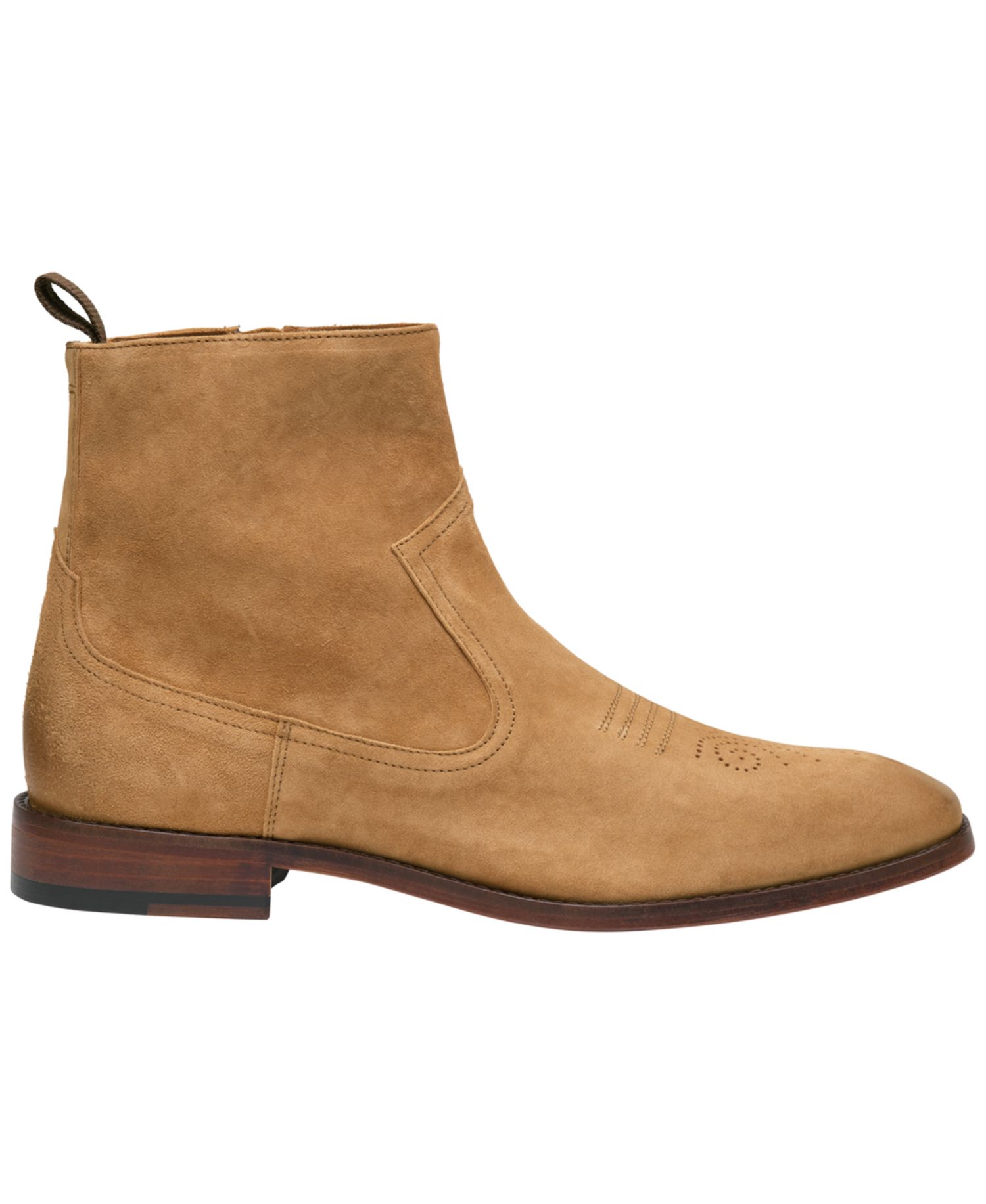 Men's Arrister Western Square Toe Suede Boots