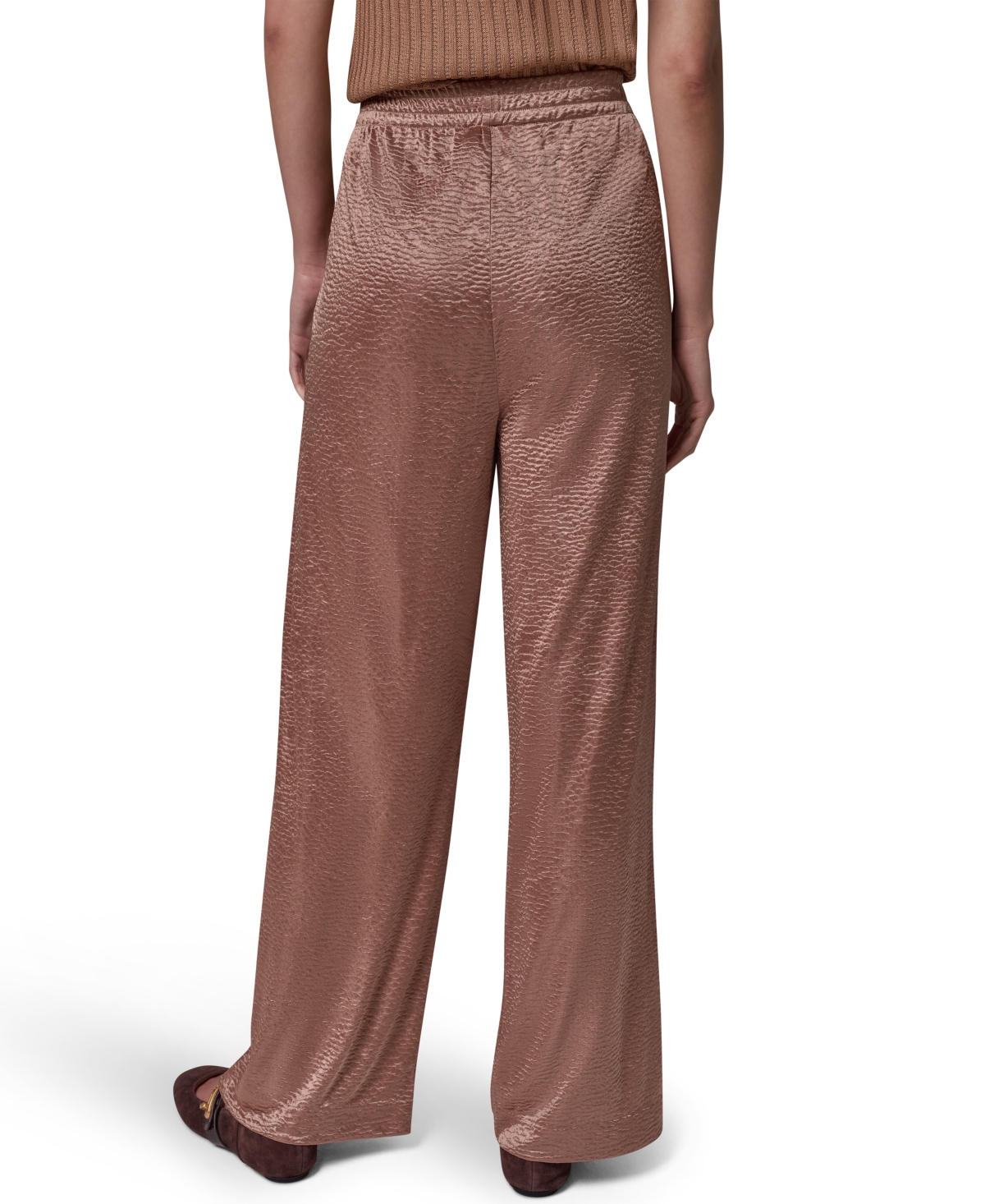 Donna Karan New York Women's Wide Leg Crinkle Pant