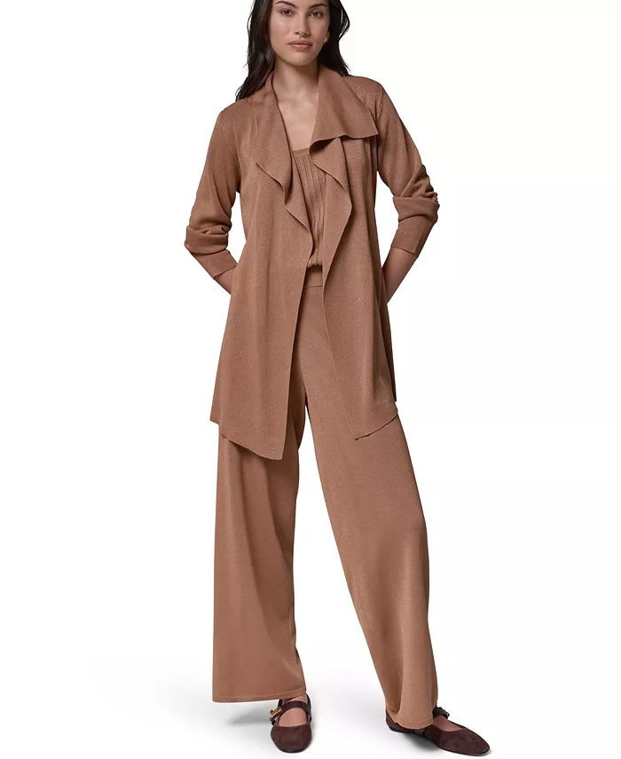 Women's Wrap Long-Sleeve Tie-Front Cardigan - thumbnail 3