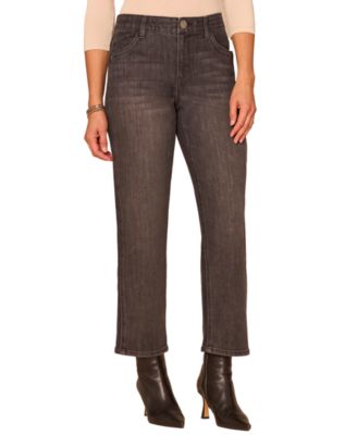 Women's "Ab"solution High-Rise Straight-Leg Jeans