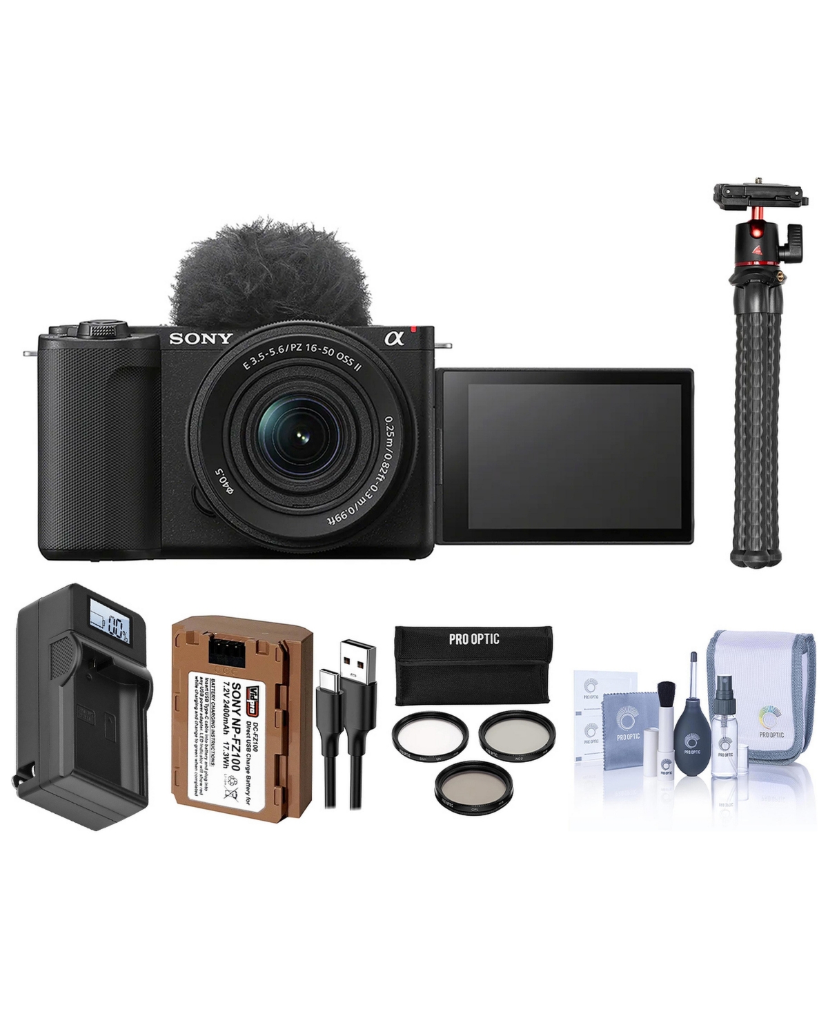 Sony Alpha Zv-E10 Ii 4K Real-Time Eye Af Camera - Black
