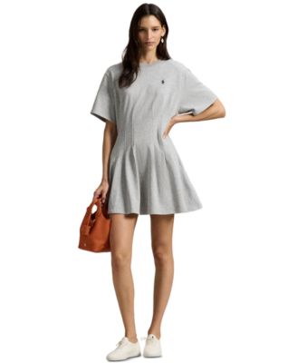 Women's Crewneck Fit & Flare T-Shirt Dress