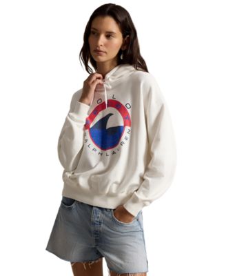Women's Drawstring Hood Long-Sleeve Sweatshirt