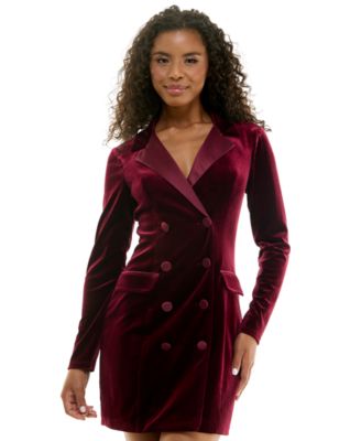 Women's Purple Velvet Dresses