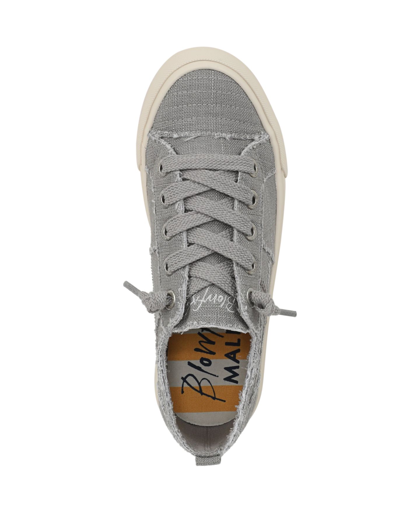 Женские кроссовки Blowfish Malibu Muse Linen Lace-Up, цвет: Серый льняной — фото 4