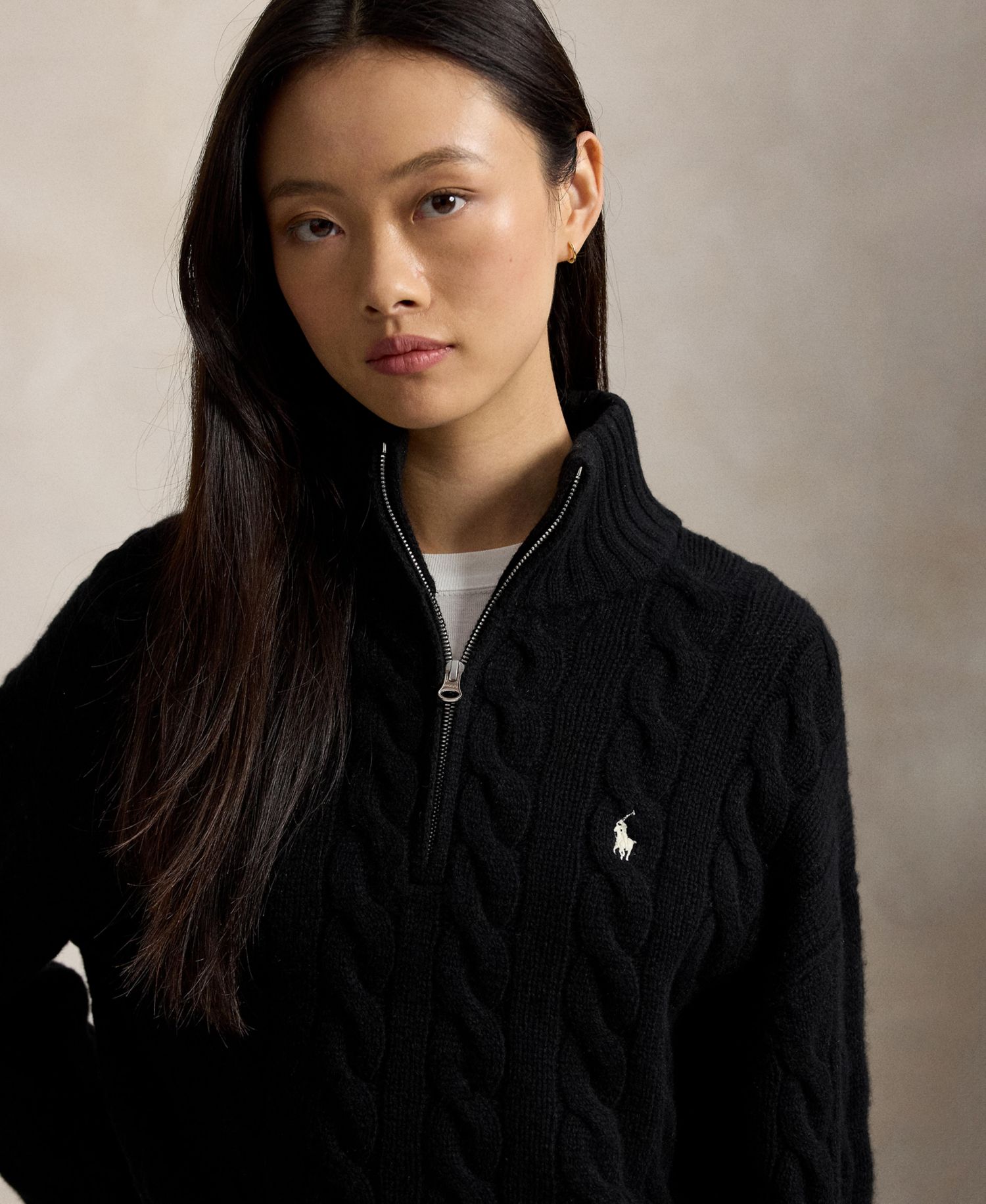 Women's Wool Cashmere Long-Sleeve Sweater
