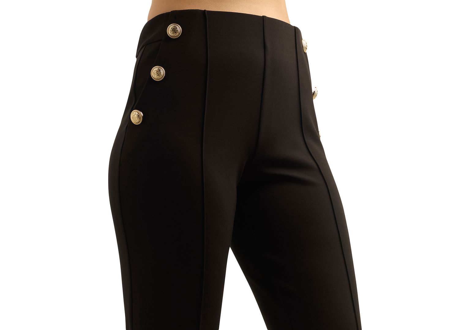 Juniors' Lightweight Scuba Pull-On High-Waist Pants