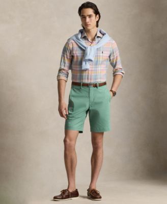 Polo Ralph Lauren Men's Stretch Classic-Fit Chino Shorts - Macy's