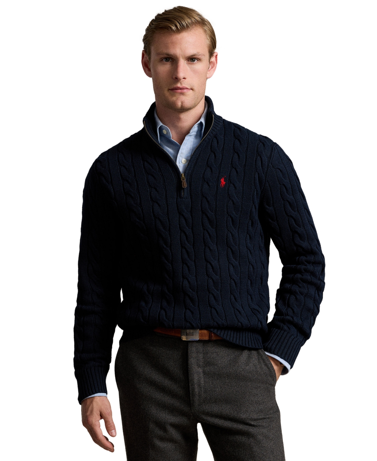 Polo Ralph Lauren Men's Cable-Knit Cotton Sweater