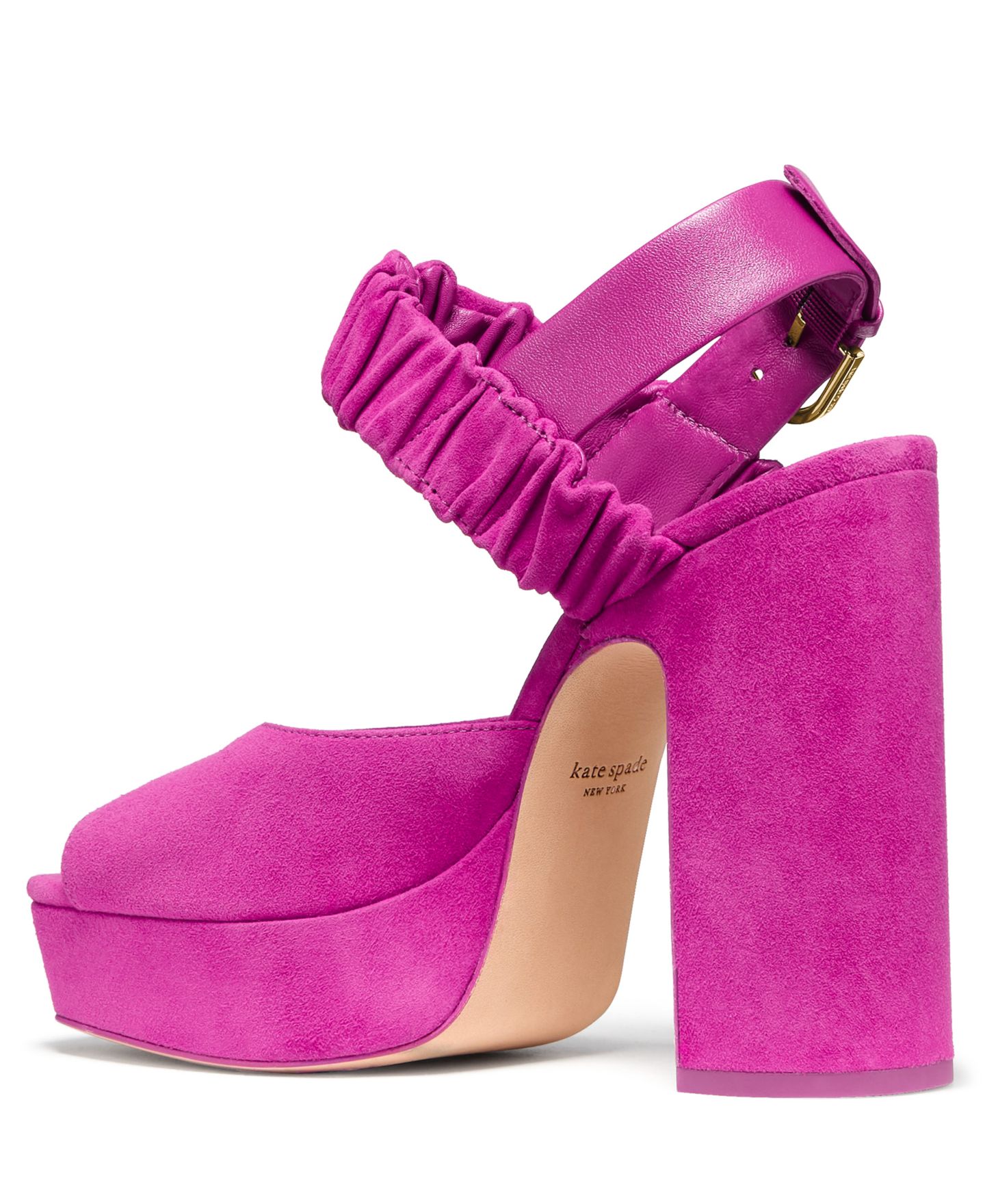 Женские сандалии kate spade new york Sylvie Platform, цвет: Свекольный — фото 3